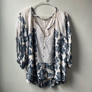 Free People Floral Top